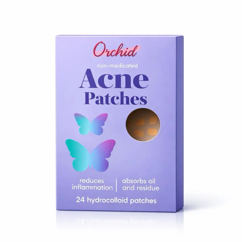 Butterfly Orchid Cosmetic Acne Patches, Hydrating Single Item Skincare Tool for All Skin Types