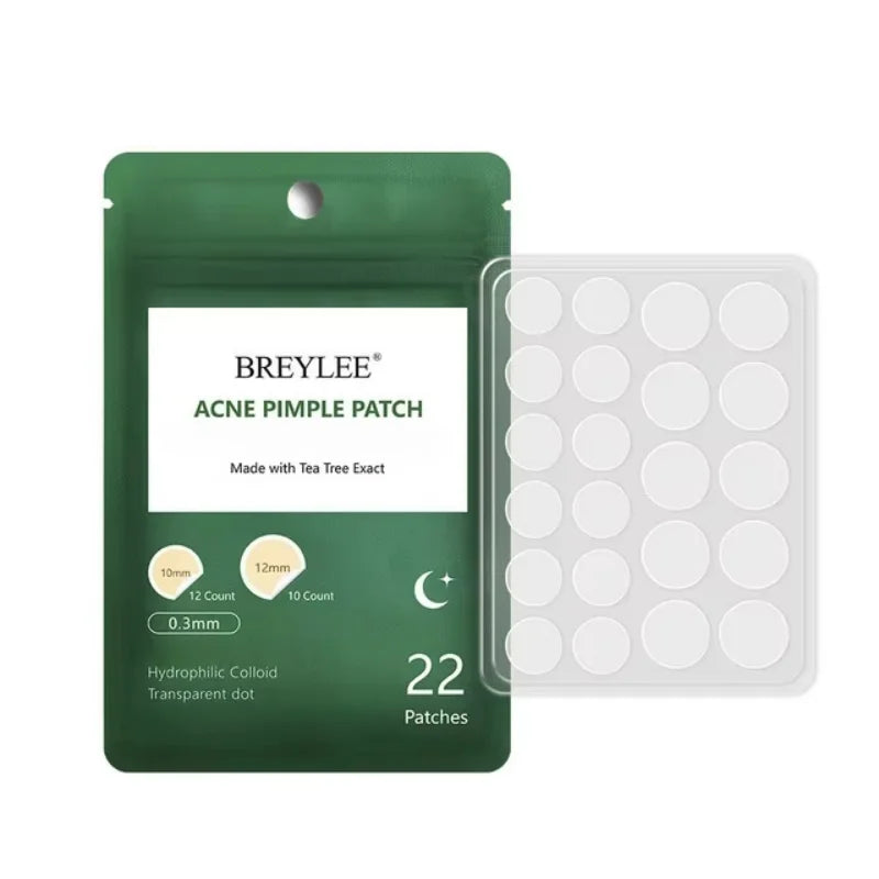 22 Patches Invisible Acne Pimple Patch Made with Tea Tree Exact Waterproof & Breathable Acne Pimple Covering Sticker
