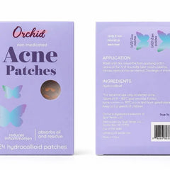 Butterfly Orchid Cosmetic Acne Patches, Hydrating Single Item Skincare Tool for All Skin Types
