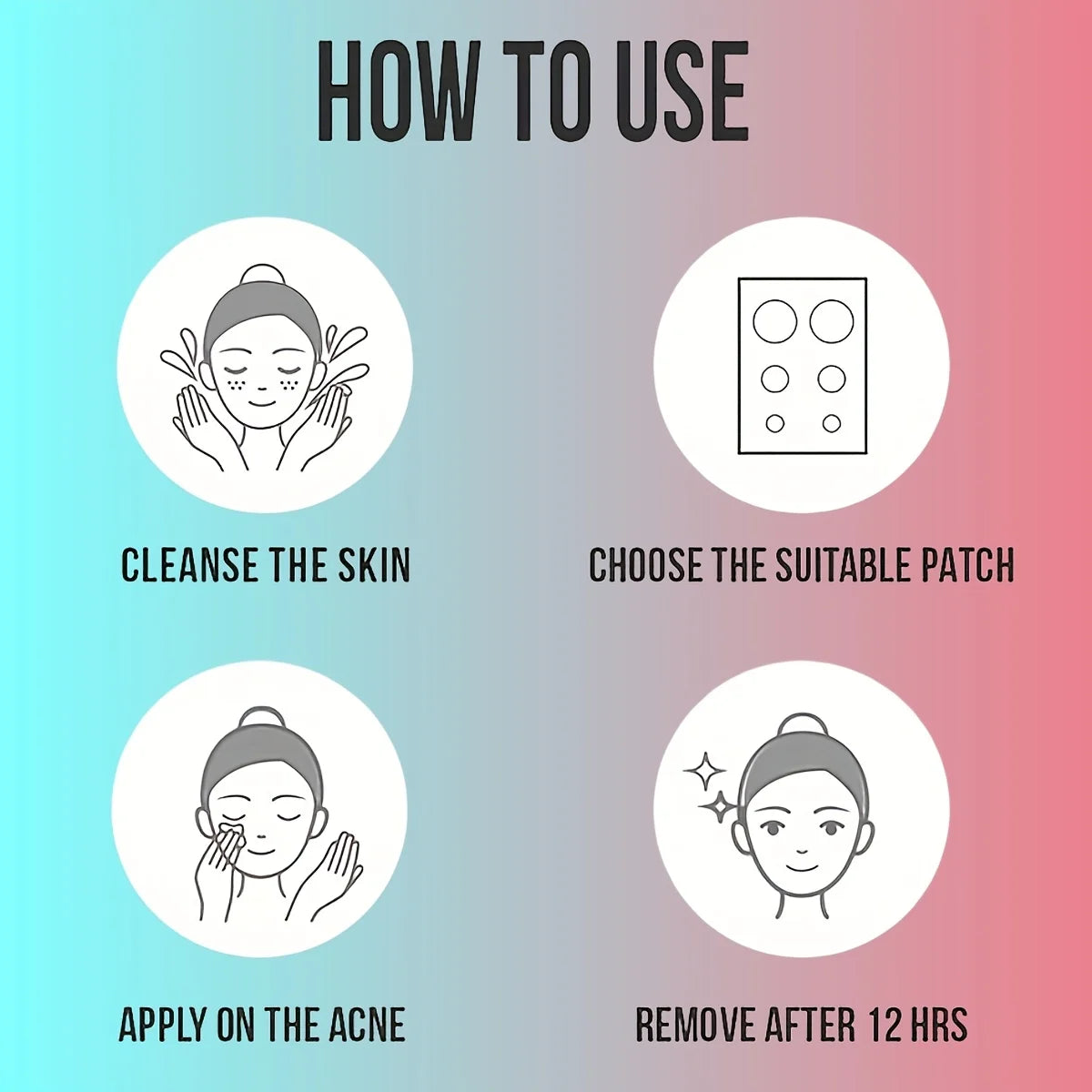 432 Colorful Pimple Patches Cute Star Shaped Pimple Cover Sticker Invisible Pimple Cover Removal Pimple Patch