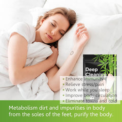 Detox Foot Patches, 20 PCS Detox Foot Pads for Foot Care & Stress Relief & Deep Sleep, 100% Natural Deep Cleaning Foot Patches with Bamboo Vinegar to Help Cleanse Body and Enhance Blood Circulatio