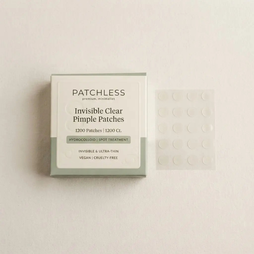 Invisible Acne Pimple Patches, Ultra-Thin, Clear Hydrocolloid Spot Stickers