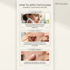 Invisible Acne Pimple Patches, Ultra-Thin, Clear Hydrocolloid Spot Stickers