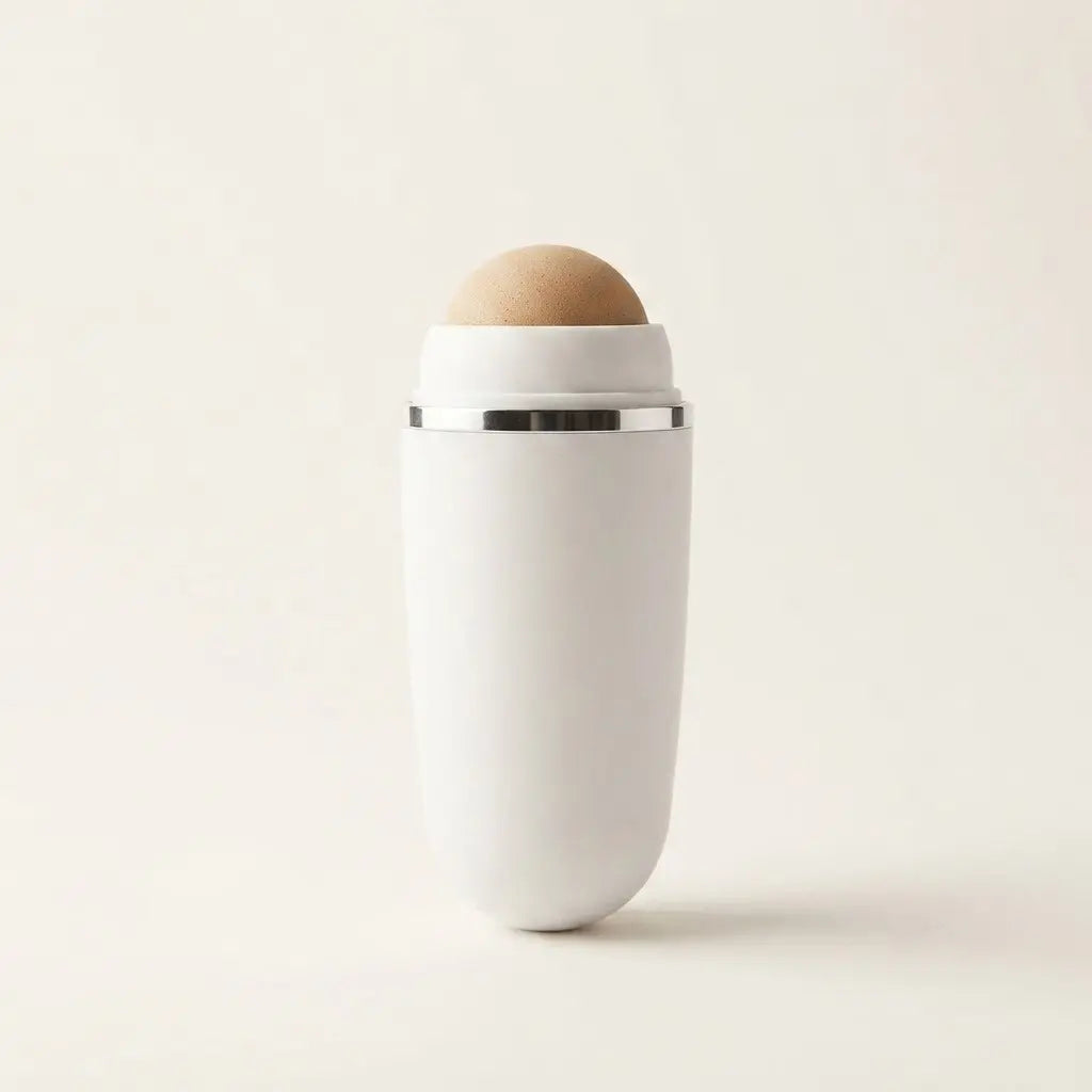 Re-usable Volcanic Stone Oil-Absorbing Face Roller – Portable Matte Skincare Tool for Oily Skin