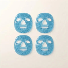 Re-usable Cooling Gel Bead Face Mask – Dual Hot & Cold Therapy Mask for Puffiness, Migraines & Dark Circles
