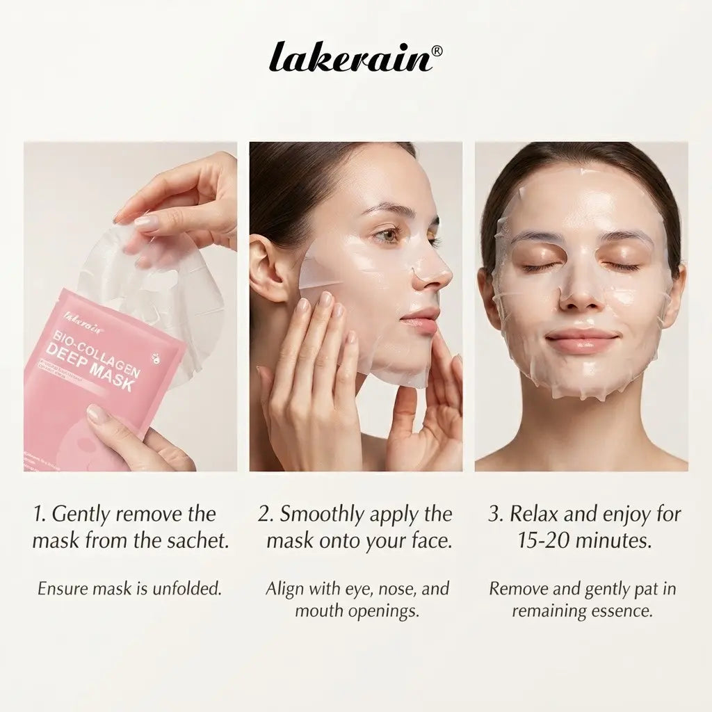Patchless Glass™ | 4pcs Collagen Deep Hydrating & Cleanse Face Mask