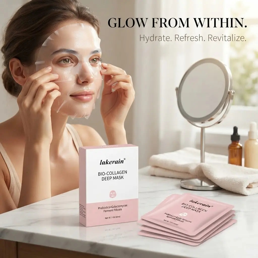 Patchless Glass™ | 4pcs Collagen Deep Hydrating & Cleanse Face Mask