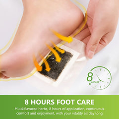 Detox Foot Patches, 20 PCS Detox Foot Pads for Foot Care & Stress Relief & Deep Sleep, 100% Natural Deep Cleaning Foot Patches with Bamboo Vinegar to Help Cleanse Body and Enhance Blood Circulatio