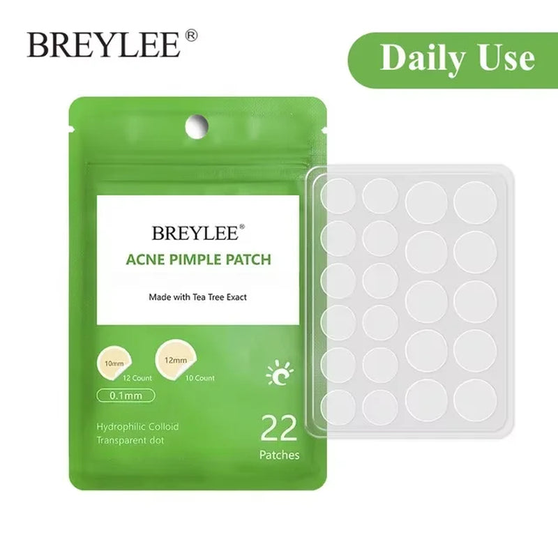 22 Patches Invisible Acne Pimple Patch Made with Tea Tree Exact Waterproof & Breathable Acne Pimple Covering Sticker