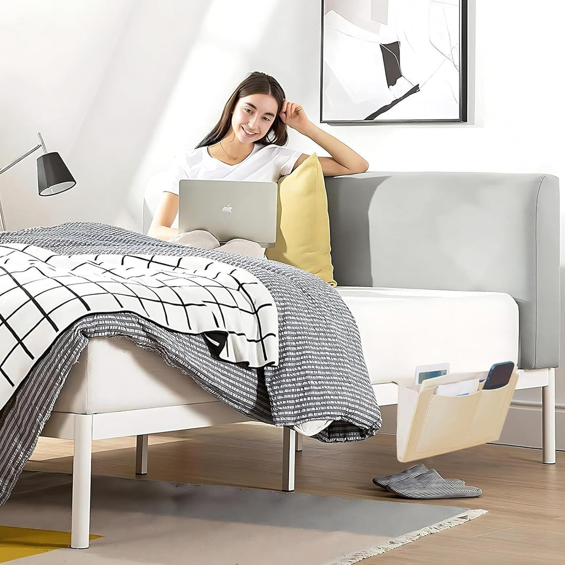 The Bedside Storage Hack That Actually Works Keep Phone, Remote, Books Within Reach